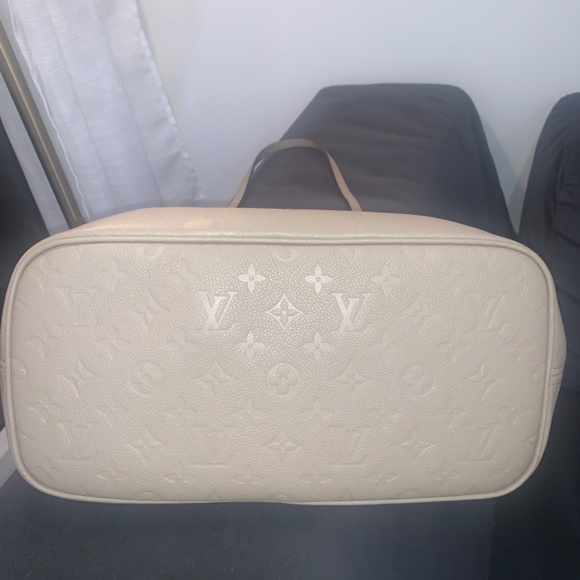 Louis Vuitton Neverfull new in box leather MM bag WITHOUT POUCH - Picture 10 of 10